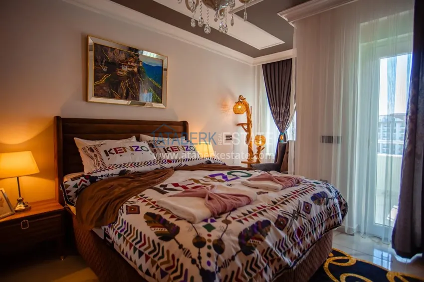 Приобрести Квартира в Махмутларе трехкомнатная, меблированная с видом на горы 8 