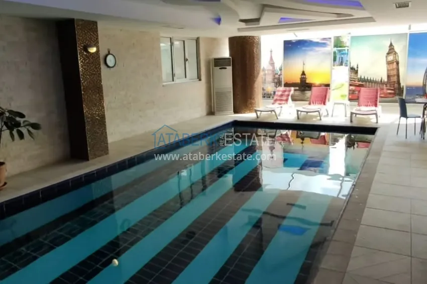 Студия в Махмутларе - мебель, вид на море, на первой береговой 9 