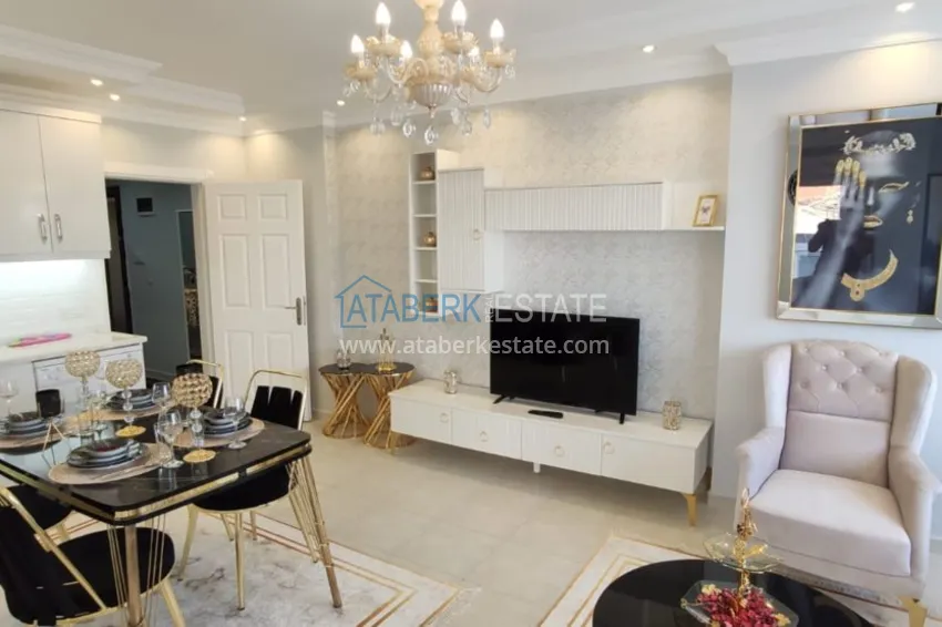 Приобрести Квартира в Махмутларе трехкомнатная с современным интерьером  7 