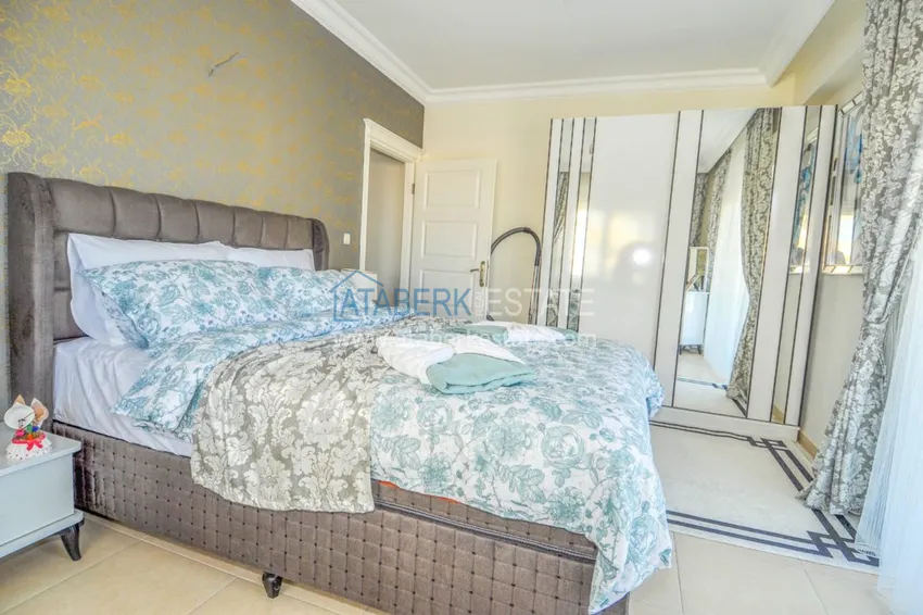 Приобрести Квартира в Махмутларе – трехкомнатная с современным интерьером и видом на море 8 