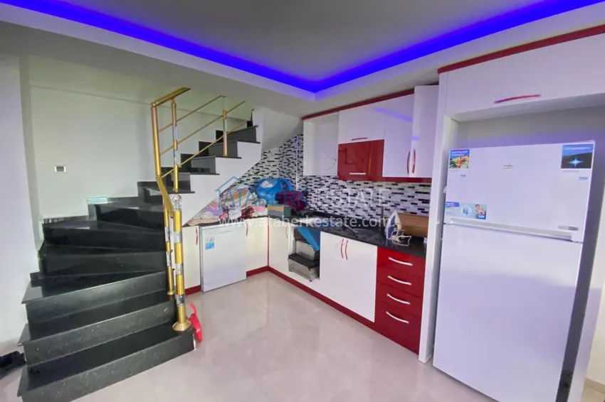 Приобрести Пентхаус в Каргыджаке с мебелью, видом на море и горы в жилом комплексе 9 