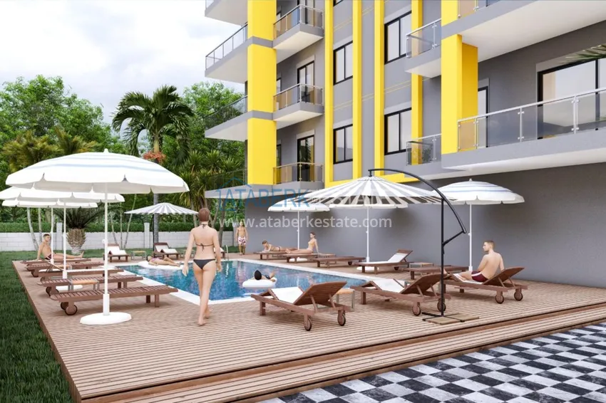 Новый проект жилого комплекса в Авсалларе с великолепным видом на горы 8 