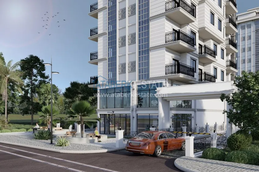 Проект нового многоквартирного жилого комплекса в Махмутларе – центр 10 