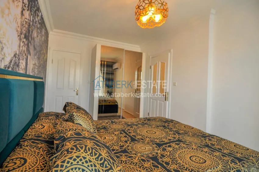 Приобрести Большая квартира в Махмутларе с мебелью, частичным видом на море  10 