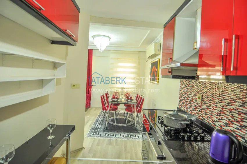 Приобрести Квартира в Махмутларе с мебелью, застекленным балконом  12 