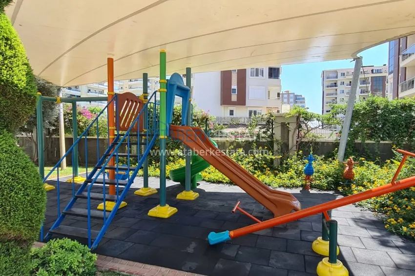 Квартира в Авсалларе трехкомнатная с видом на море в шикарном комплексе  11 