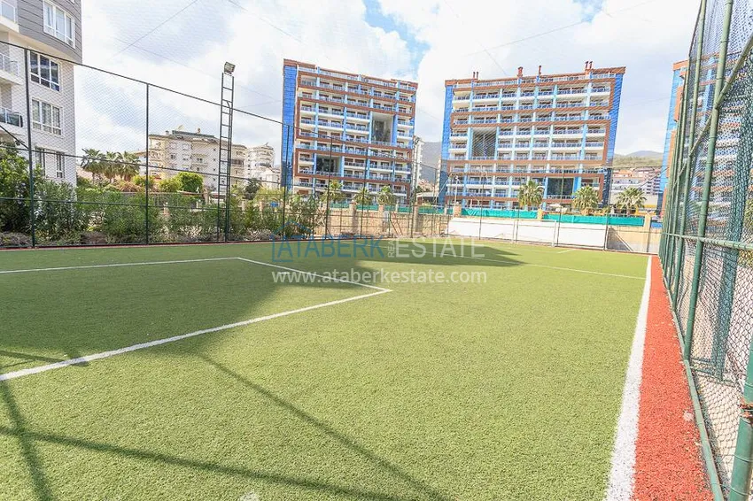 Квартира в районе Джикджилли меблированная с видом на море в комплексе класса люкс 8 