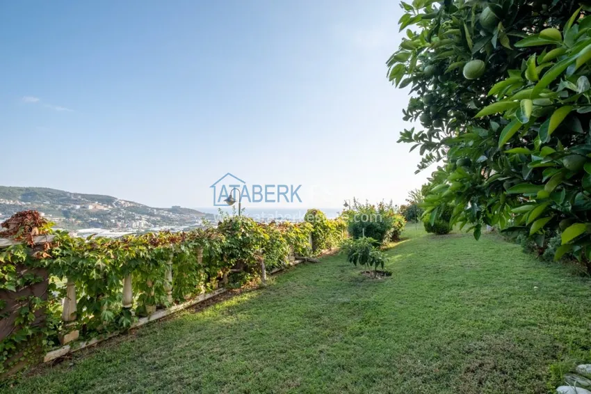 Квартира в Махмутларе меблированная 3 спальни открытый панорамный вид  9 