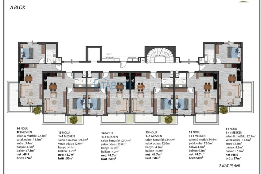 Купить дешево Новый инвестиционный проект жилого комплекса в районе Оба 1 