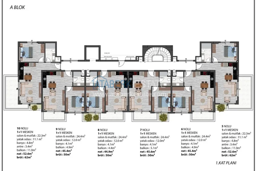 Купить дешево Новый инвестиционный проект жилого комплекса в районе Оба 5 