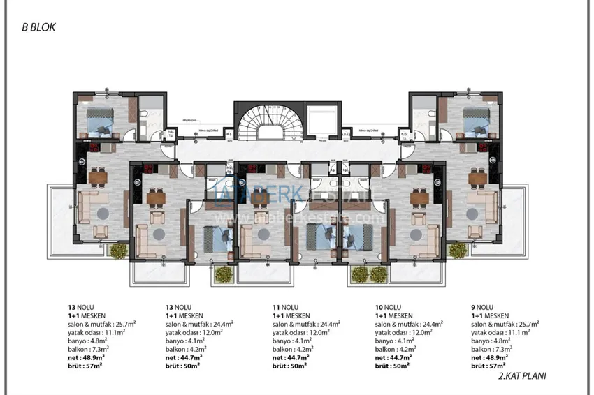Купить дешево Новый инвестиционный проект жилого комплекса в районе Оба 9 