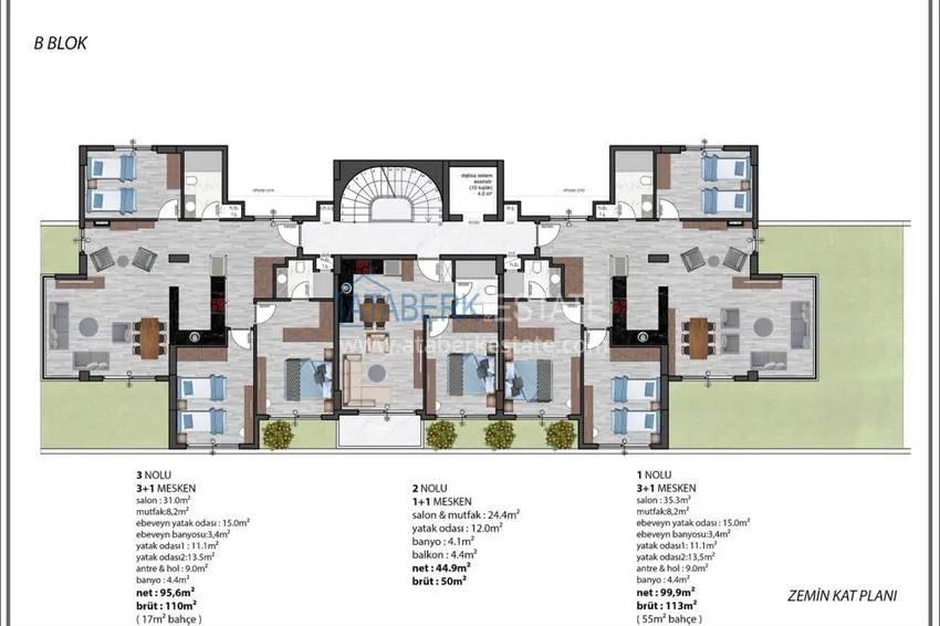 Купить дешево Новый инвестиционный проект жилого комплекса в районе Оба 10 