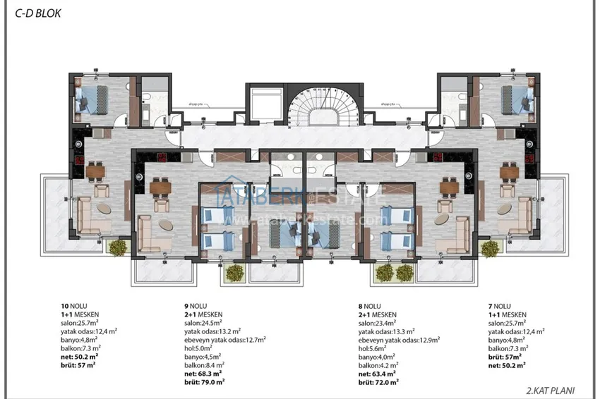 Купить дешево Новый инвестиционный проект жилого комплекса в районе Оба 13 