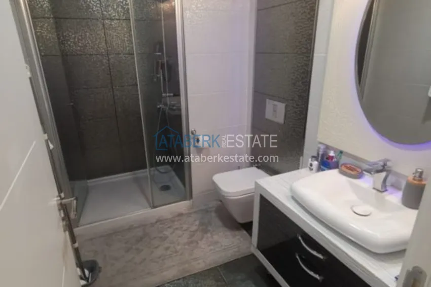 Приобрести Аренда квартиры в Алании, Махмутлар в престижном комплексе с частным пляжем А156  31 