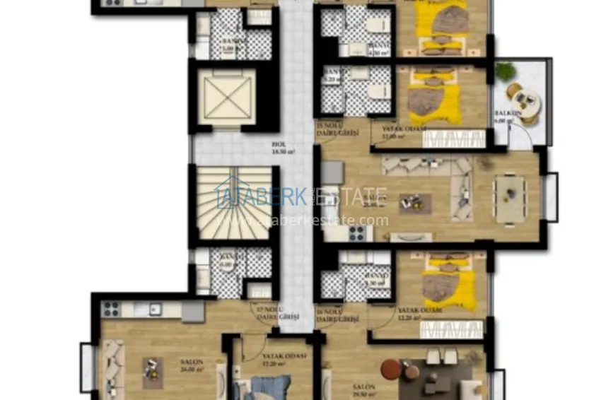 Купить дешево Квартиры в Газипаше от застройщика – новый проект жилого комплекса 4 