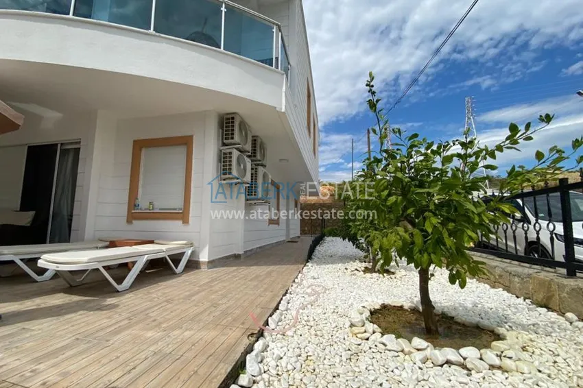 Приобрести Садовый дуплекс в Авсалларе меблированный с отдельной кухней в апарт-вилле 3 