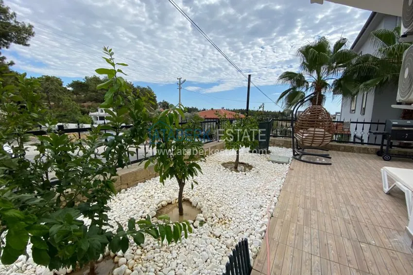 Приобрести Садовый дуплекс в Авсалларе меблированный с отдельной кухней в апарт-вилле 4 