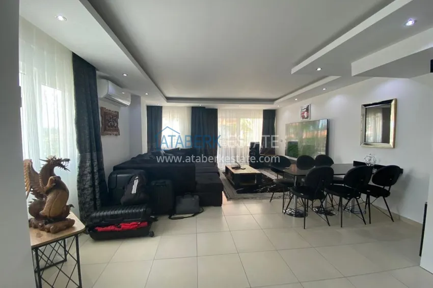 Приобрести Садовый дуплекс в Авсалларе меблированный с отдельной кухней в апарт-вилле 7 