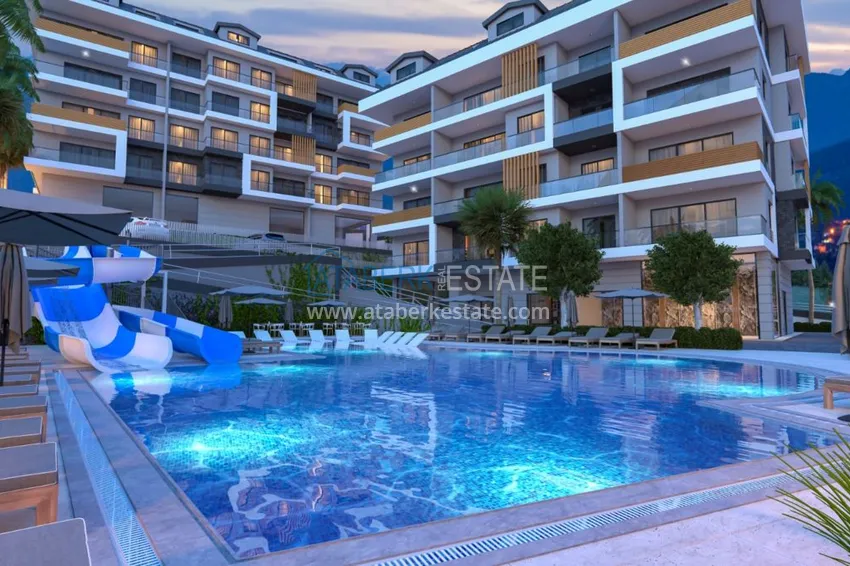 Новый инвестиционный проект жилого комплекса в центре Аланьи отличное расположение, выгодная ценовая политика 10 