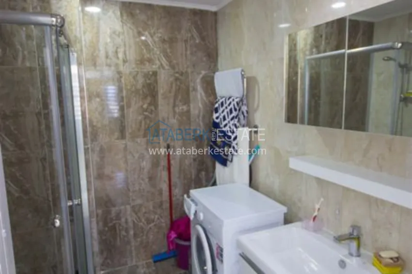 Приобрести Квартира в Авсалларе, меблированная с видом на море в комплексе с частным пляжем 10 