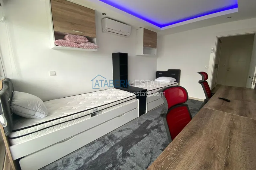 Приобрести Садовый дуплекс в Авсалларе меблированный с отдельной кухней в апарт-вилле 17 