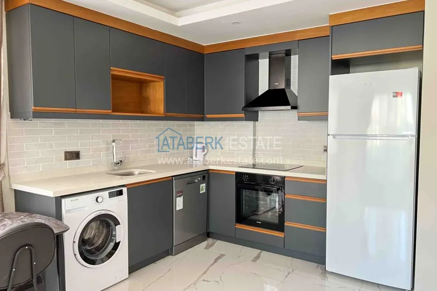 Приобрести Аренда двухкомнатной квартиры в центре Алании в 3 минутах ходьбы от пляжа Клеопатра №9 10