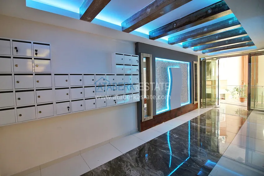 Квартира в Махмутларе – двухкомнатная, новая мебель, вид на горы 11 