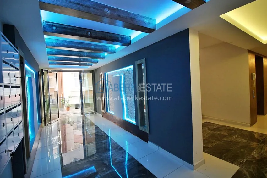 Квартира в Махмутларе – двухкомнатная, новая мебель, вид на горы 12 