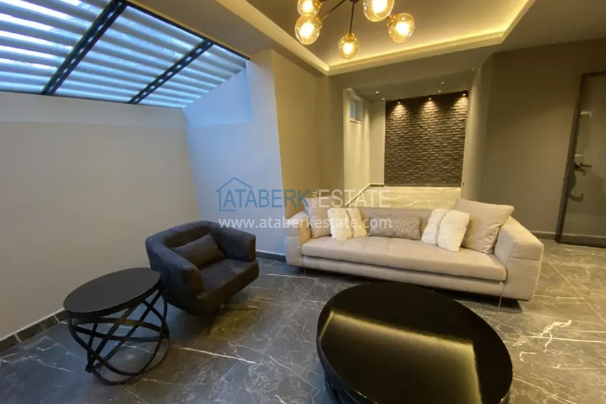 Квартира в Авсалларе с новой мебелью в современном бутик-комплексе 15 