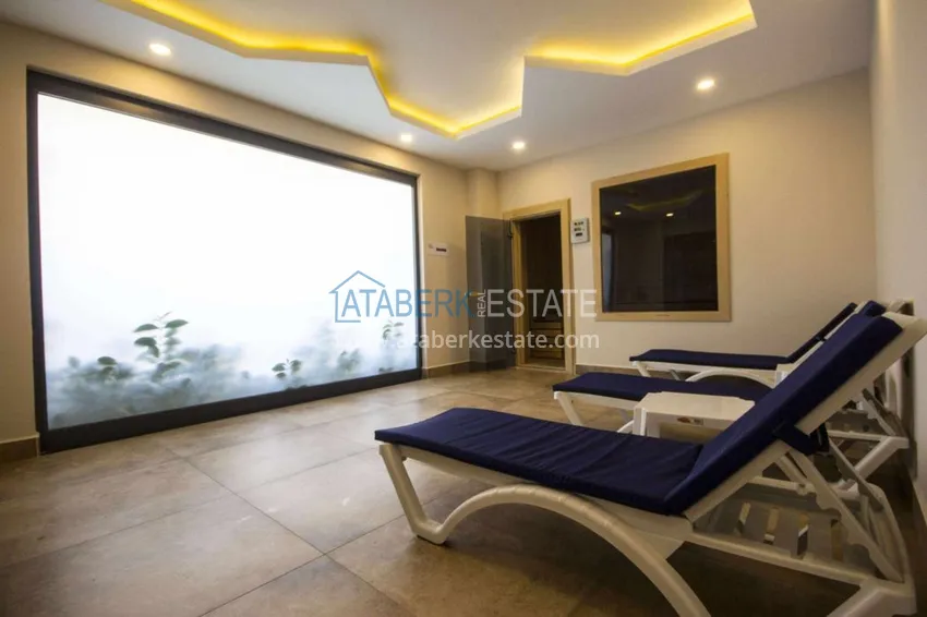 Квартира в Махмутларе в элитном комплексе, на первой береговой линии 14 