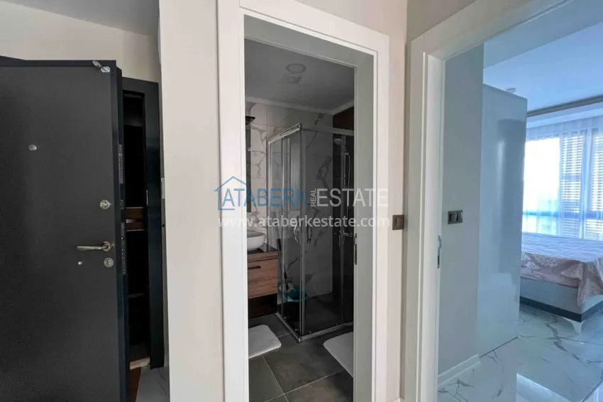 Приобрести Аренда двухкомнатной квартиры в центре Алании в 3 минутах ходьбы от пляжа Клеопатра №9 12