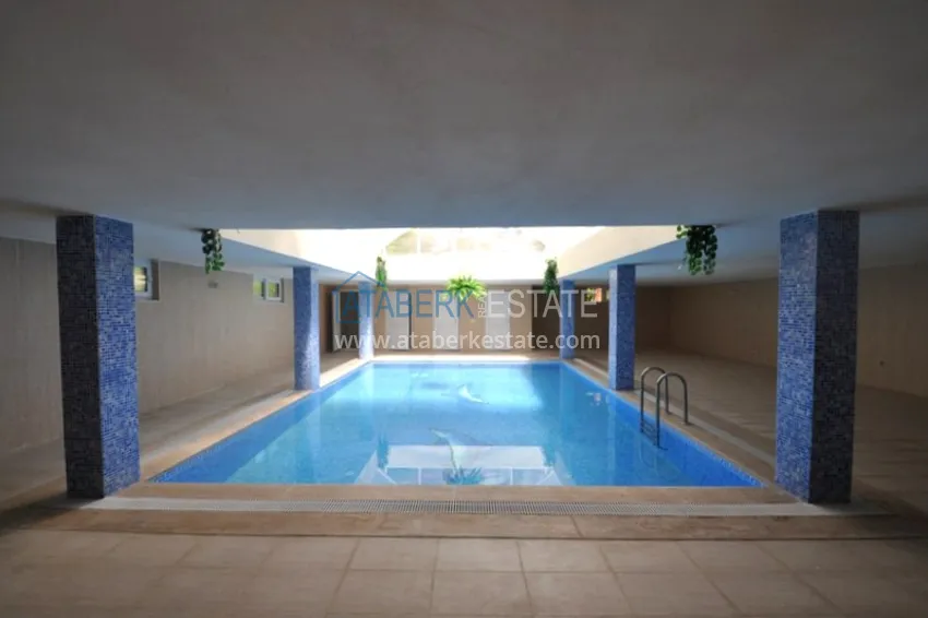 Квартира в Махмутларе с видом на горы в благоустроенном комплексе 17 