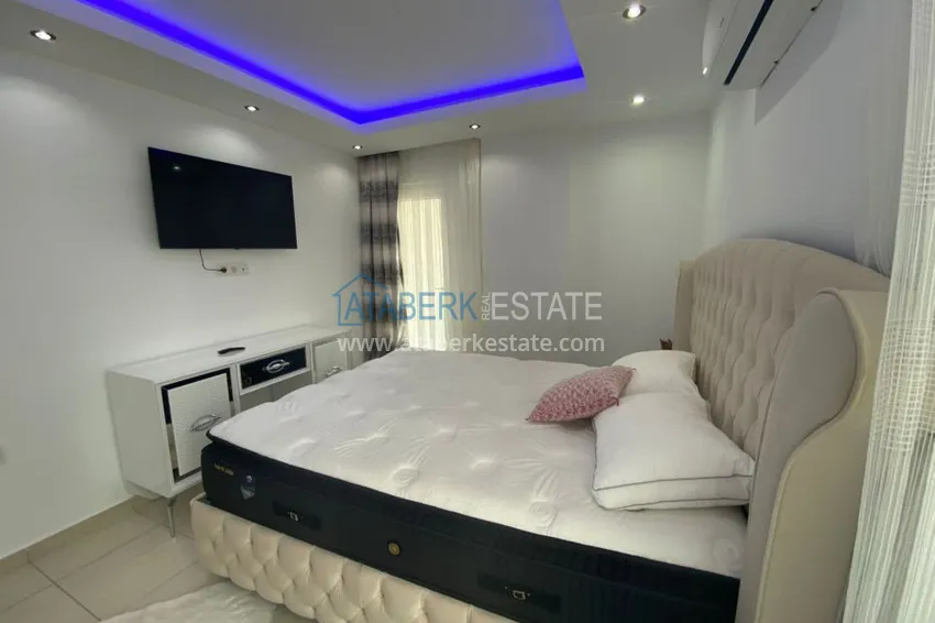 Приобрести Садовый дуплекс в Авсалларе меблированный с отдельной кухней в апарт-вилле 20 