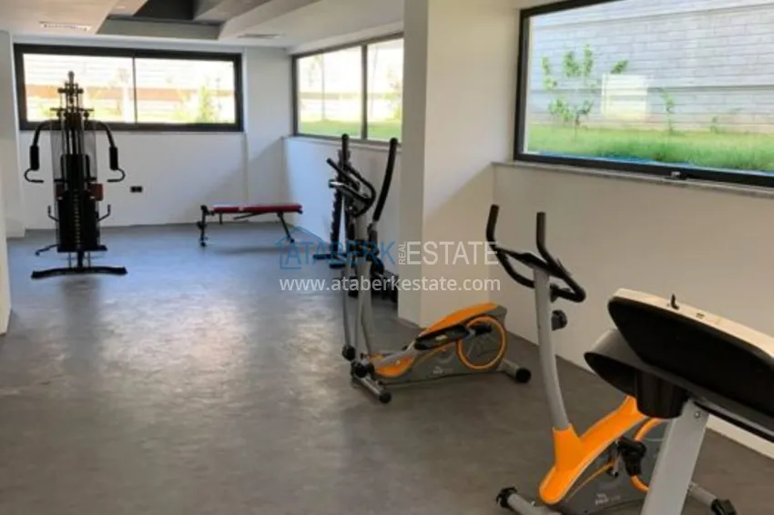 Квартира в районе Оба с чистовой отделкой, в молодом современном комплексе 13 