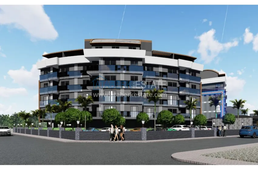 Новый стильный проект жилого комплекса в районе Оба  13 