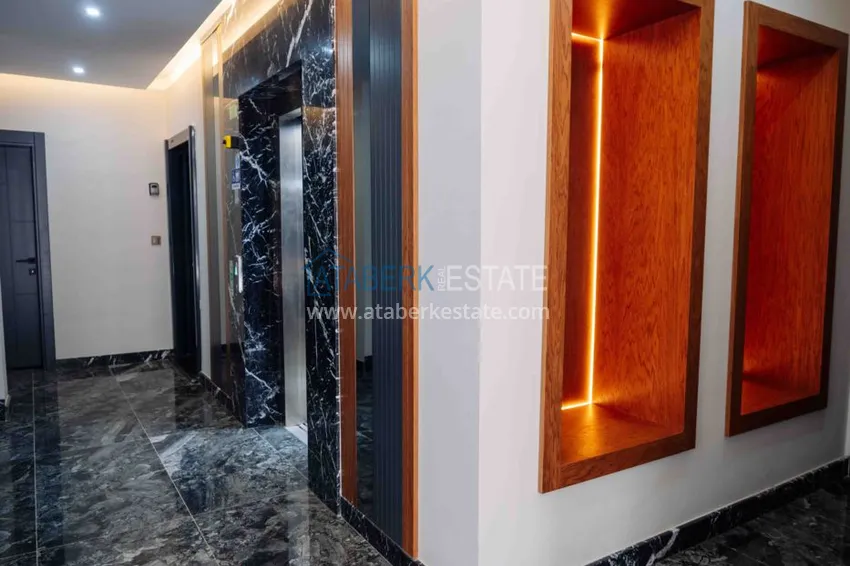 Аренда двухкомнатной квартиры в центре Алании в 3 минутах ходьбы от пляжа Клеопатра №9 14