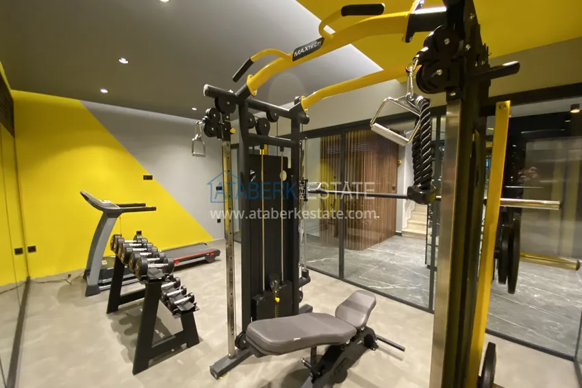 Квартира в Авсалларе с новой мебелью в современном бутик-комплексе 18 