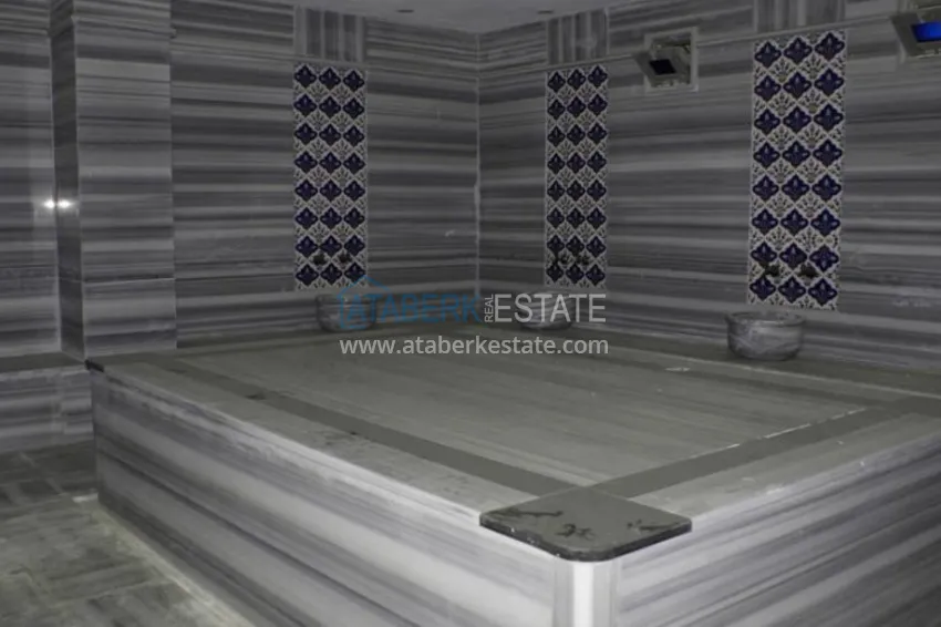 Квартира в благоустроенном комплексе, в Махмутларе с мебелью 15 