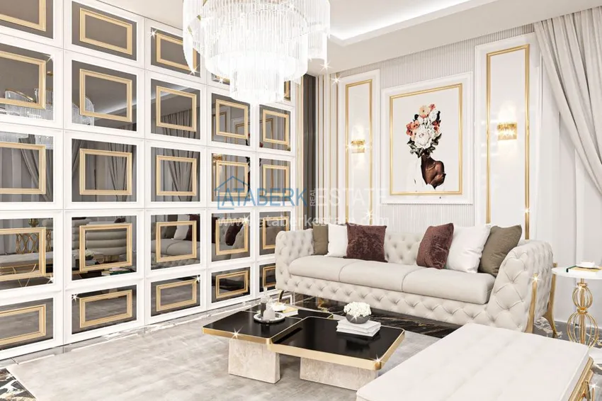 Приобрести Видовые элитные виллы на этапе строительства в районе Каргыджак 5 