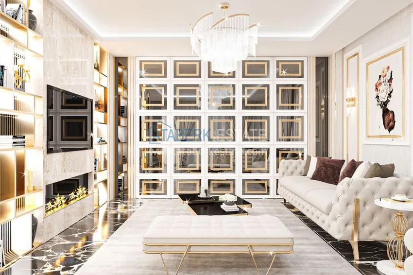 Приобрести Видовые элитные виллы на этапе строительства в районе Каргыджак 6 