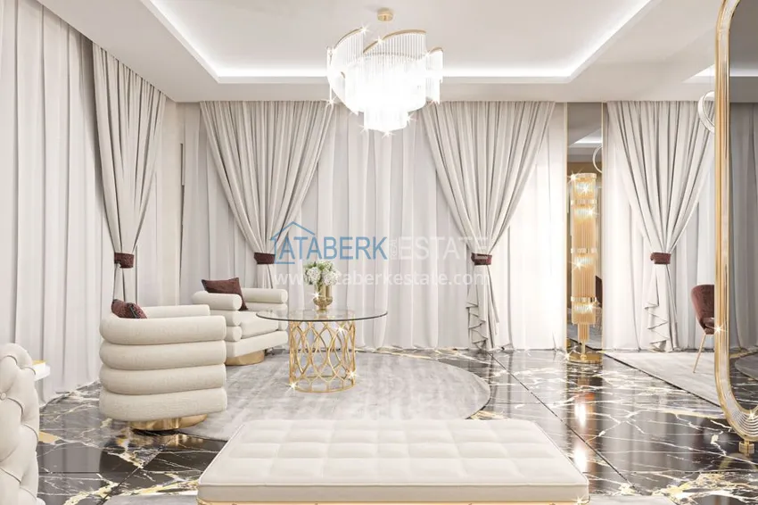 Приобрести Видовые элитные виллы на этапе строительства в районе Каргыджак 7 