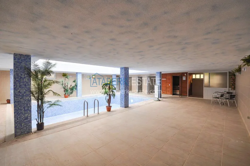 Квартира в Махмутларе с видом на горы в благоустроенном комплексе 18 