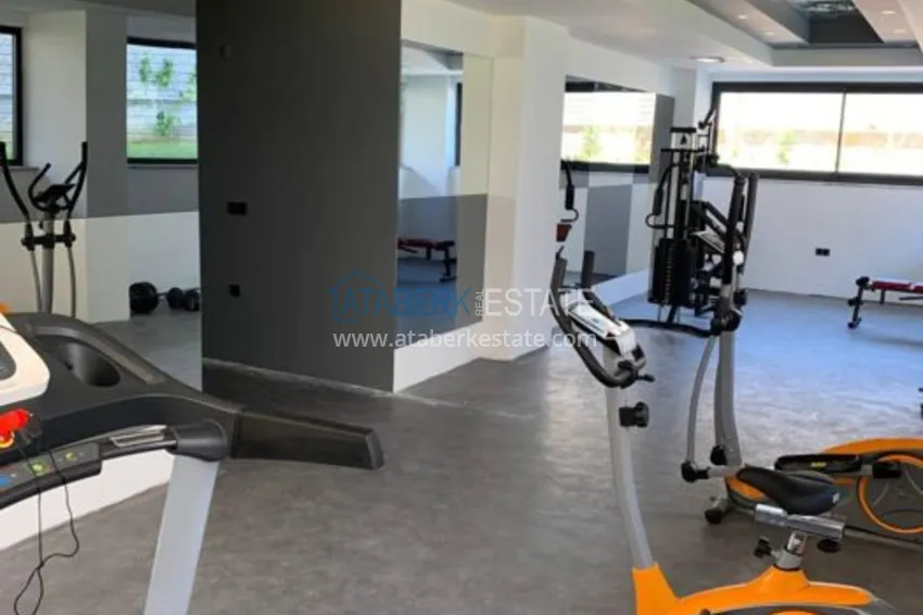 Квартира в районе Оба с чистовой отделкой, в молодом современном комплексе 14 