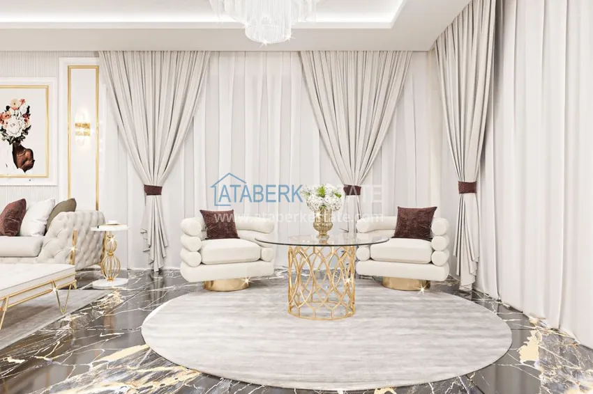 Приобрести Видовые элитные виллы на этапе строительства в районе Каргыджак 8 