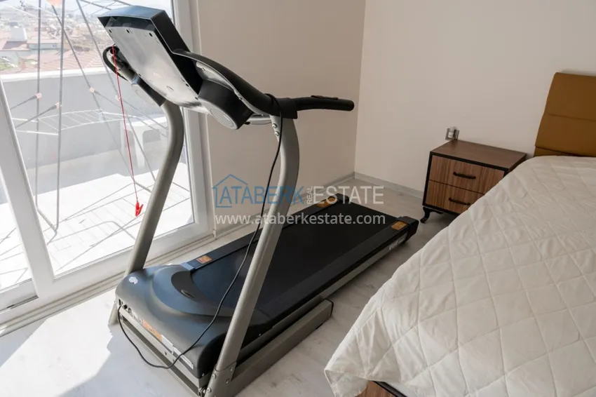 Приобрести Пентхаус в Алании с мебелью в районе пляжа Клеопатра 18 