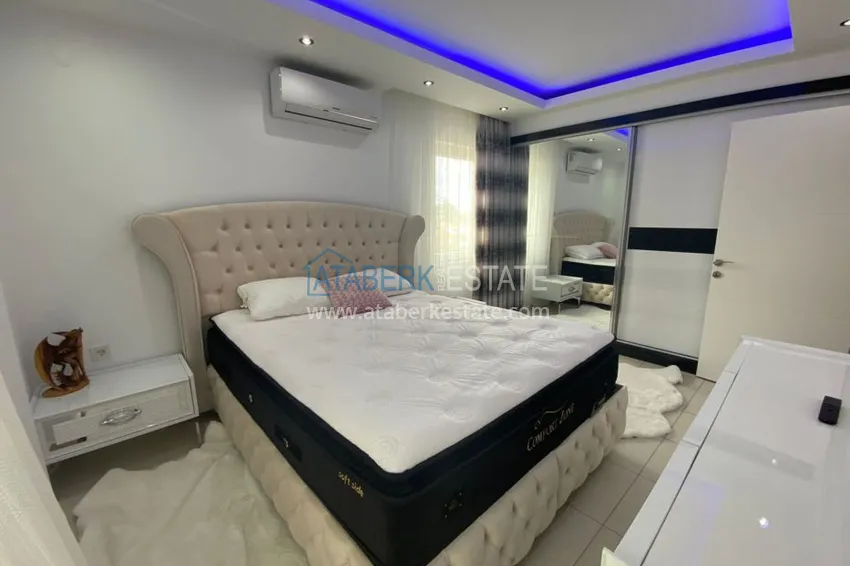 Приобрести Садовый дуплекс в Авсалларе меблированный с отдельной кухней в апарт-вилле 22 