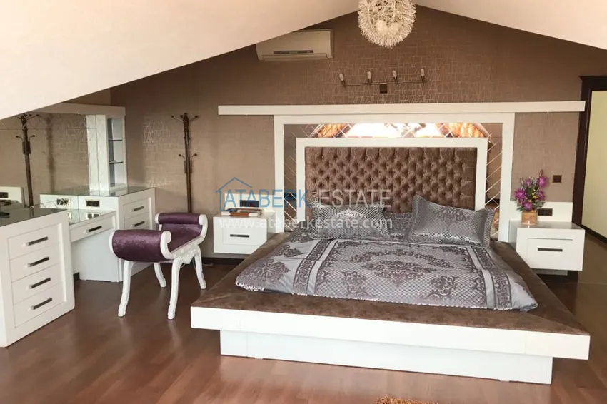 Приобрести Пентхаус в Алании меблированный с отдельной кухней и потрясающим видом  16 