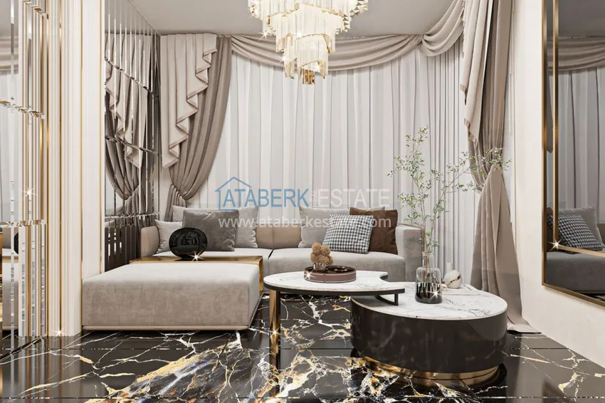 Приобрести Видовые элитные виллы на этапе строительства в районе Каргыджак 12 