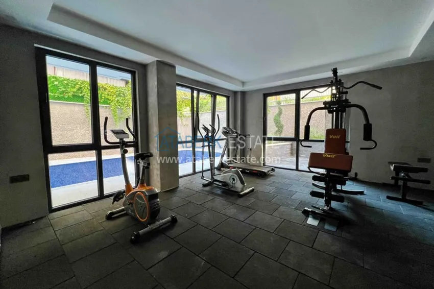 Аренда двухкомнатной квартиры в центре Алании в 3 минутах ходьбы от пляжа Клеопатра №9 19