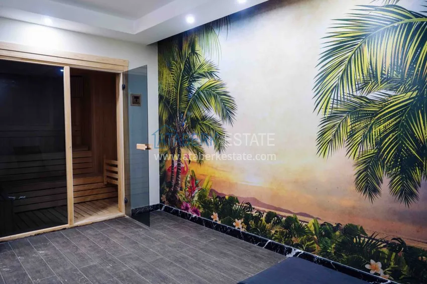 Аренда двухкомнатной квартиры в центре Алании в 3 минутах ходьбы от пляжа Клеопатра №9 20